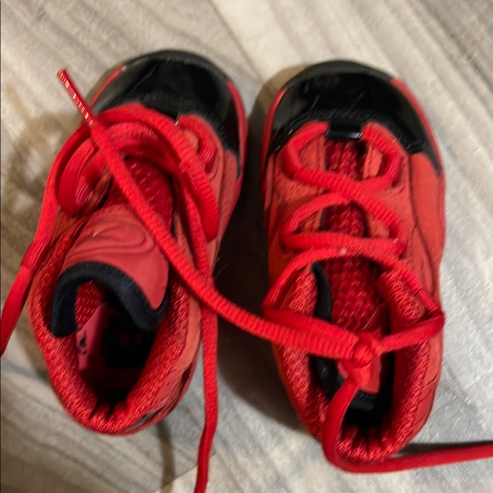 Reebok Kids Red and Black Sneakers